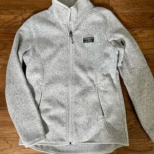 LL Bean women’s fleece zip up jacket